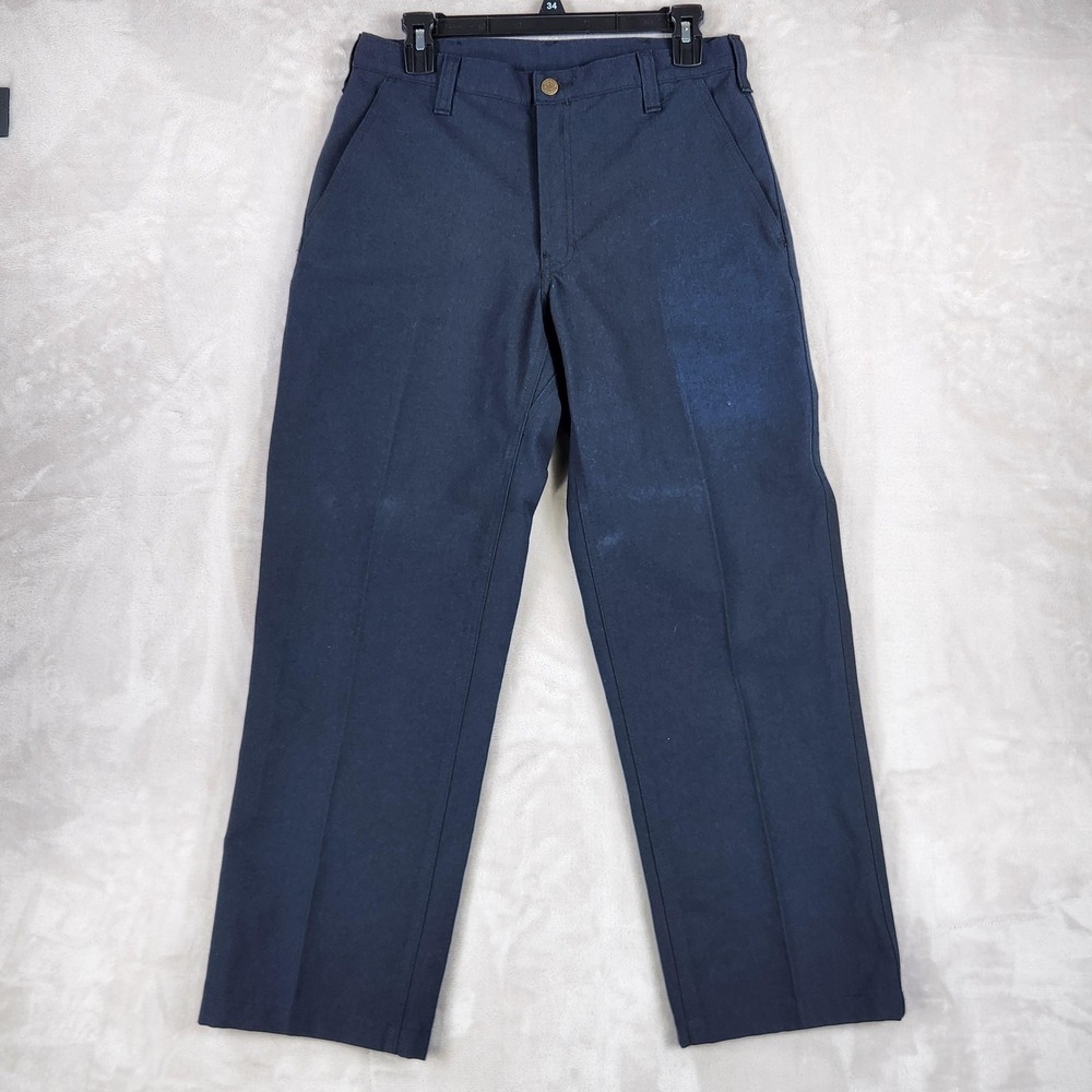 Workrite FR Pants Mens 30x30 Blue Nomex IIIA Flame Resistant Chino Workwear